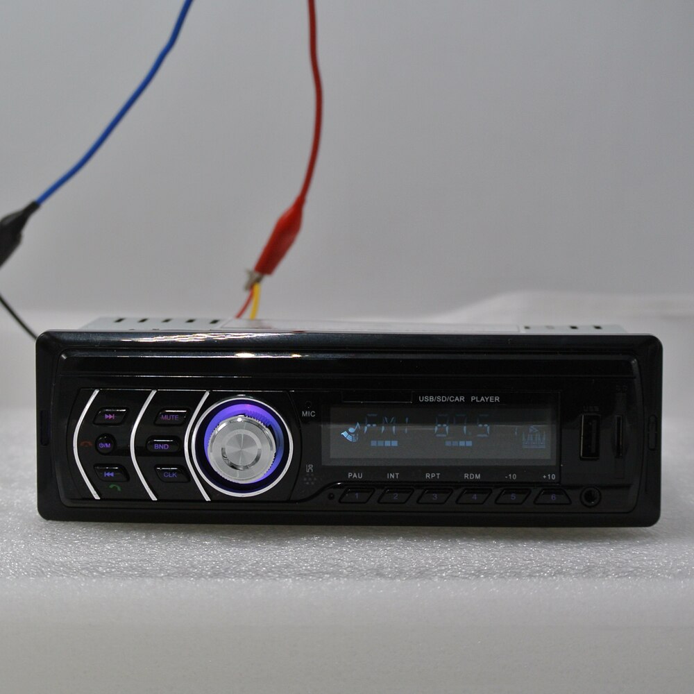 Universal Bluetooth 12V 1DIN Car Radio Stereo MP3 Player Digital FM Audio Music USB AUX SD Auto Electronics In-Dash autoradio