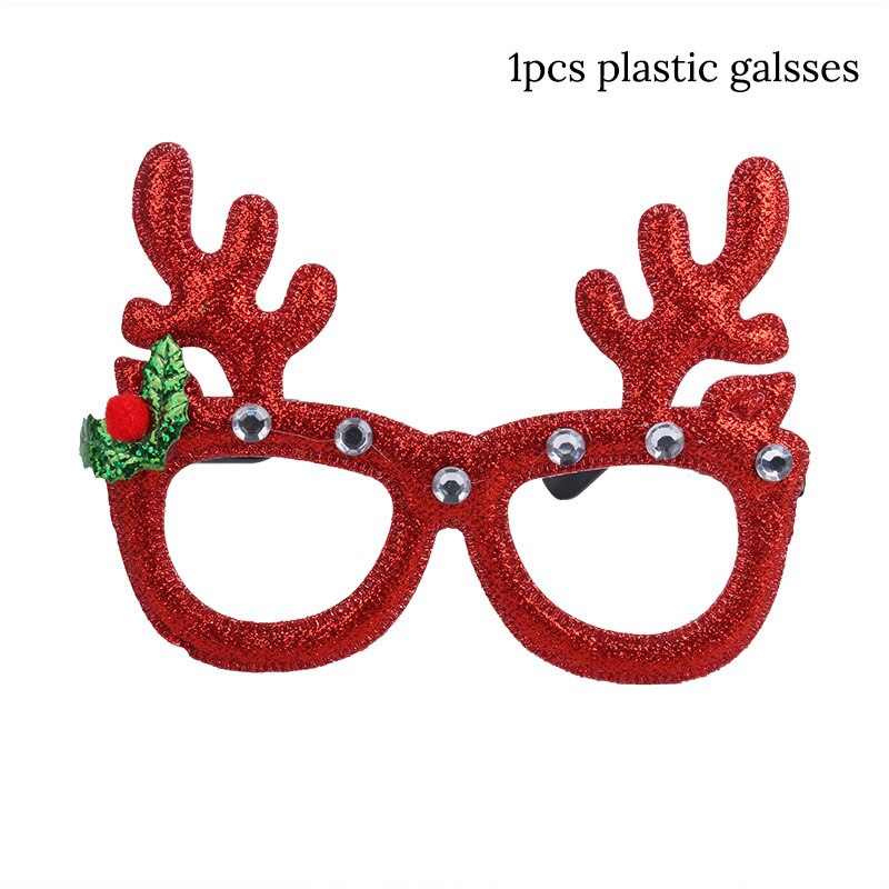 Nowy rok 2021 numer okulary ramka na zdjęcie rekwizyty do fotobudki Navidad ozdoby świąteczne szczęśliwe przyjęcie noworoczne fantazyjne okulary dla dzieci prezent: styleG