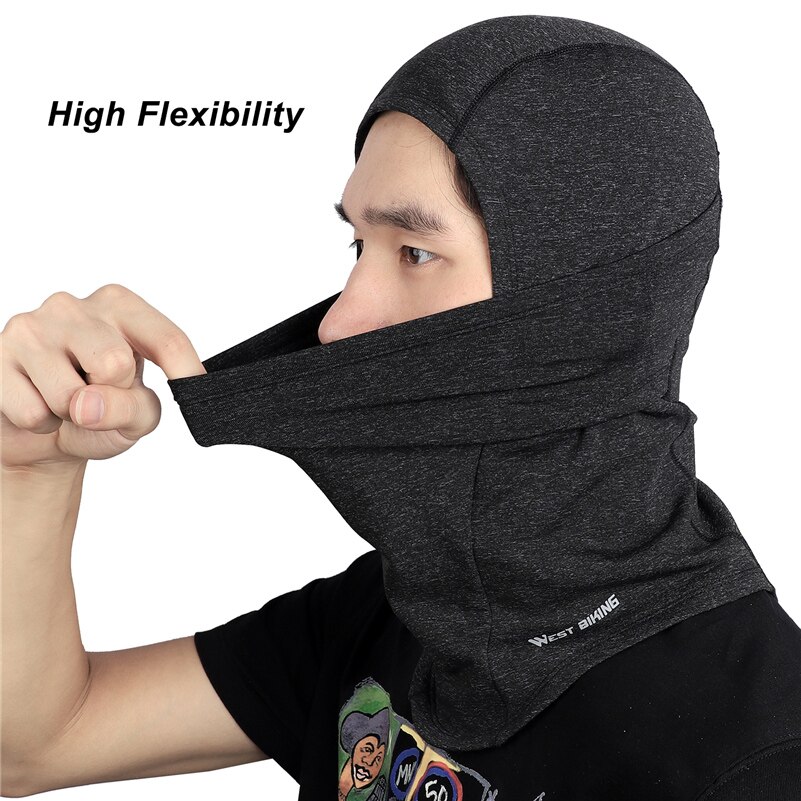 WEST BIKING Cycling Mask Winter Equipment Thermal Polar Fleece Skiing Snowboard Sport Scarf Hat Neck Bicycle Full Mask for Bike