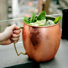 Caneca gigante 5l de martelado moscow mule, caneca mega caneca moscow mule caneca balde de gelo