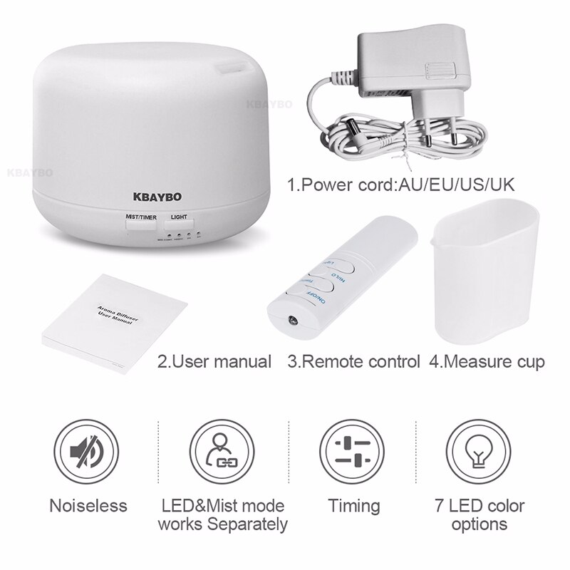 300ml Air Humidifier with APP Remote Control Electric Aroma Essential Oil Diffuser Aromatherapy mist maker for home bedroom