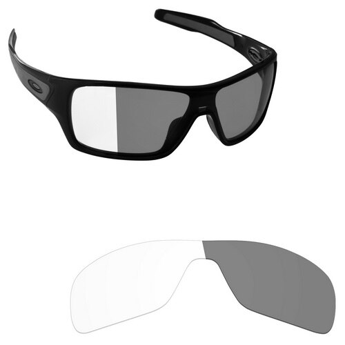 ToughAsNails Polarisierte Ersatz Linsen für Oakley Turbine Rotor Rahmen-Sorten: Photochromic Clear