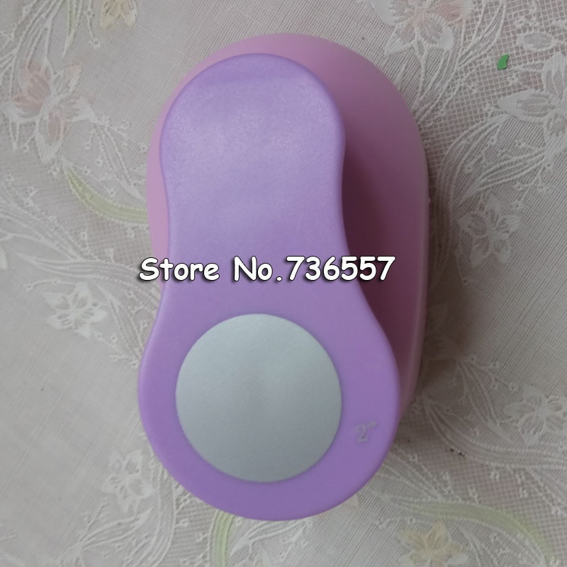 free ship large 2'' 5cm circle furador paper punch scrapbooking punches craft perfurador diy puncher paper circle cutter3178B