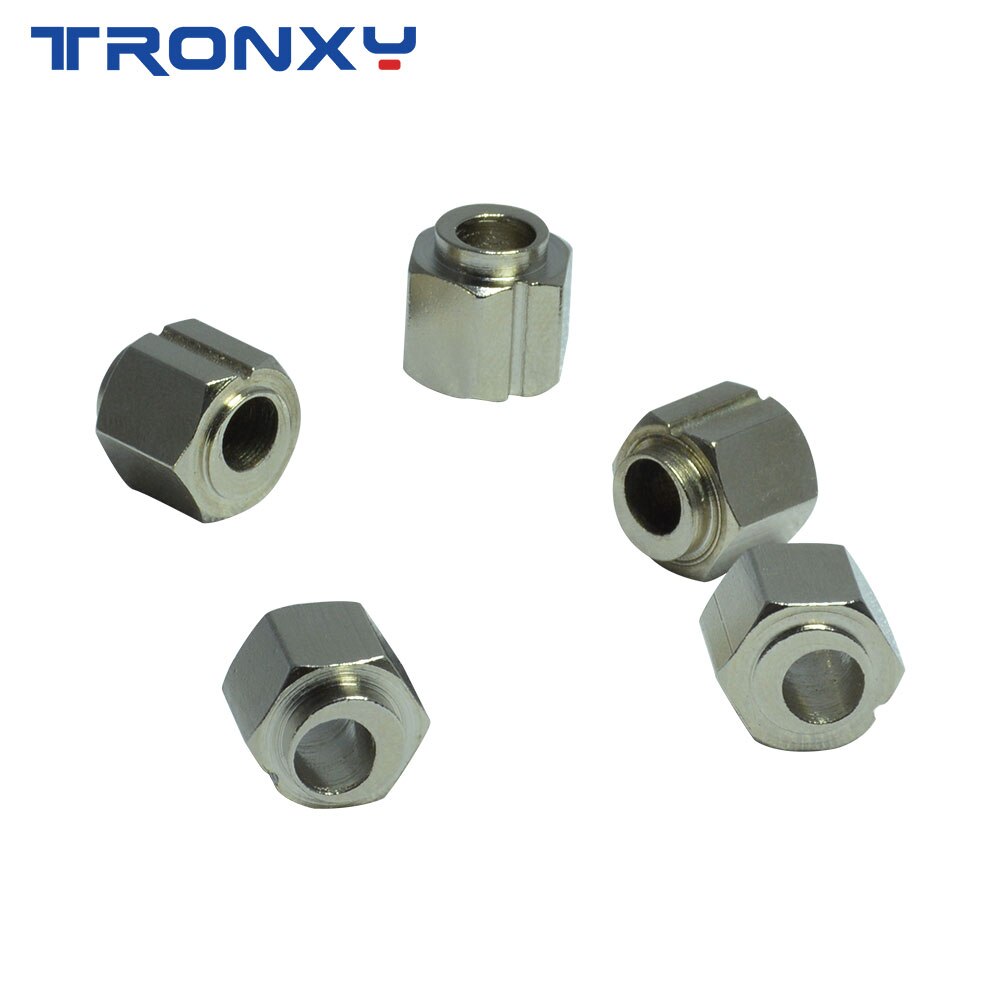 Tronxy 3D printer Store 10pcs/1lot Openbuilds 5mm Screw Nut Bore Eccentric Spacers for V Wheel Aluminium Extrusion: 10 PCS Screw