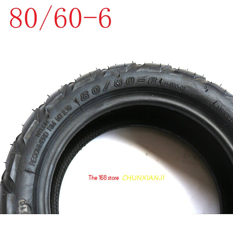 Bra 80/60-6 vakuum tubeless däck / däck för e-scooter motor elektrisk skoter go karts atv quad speedway