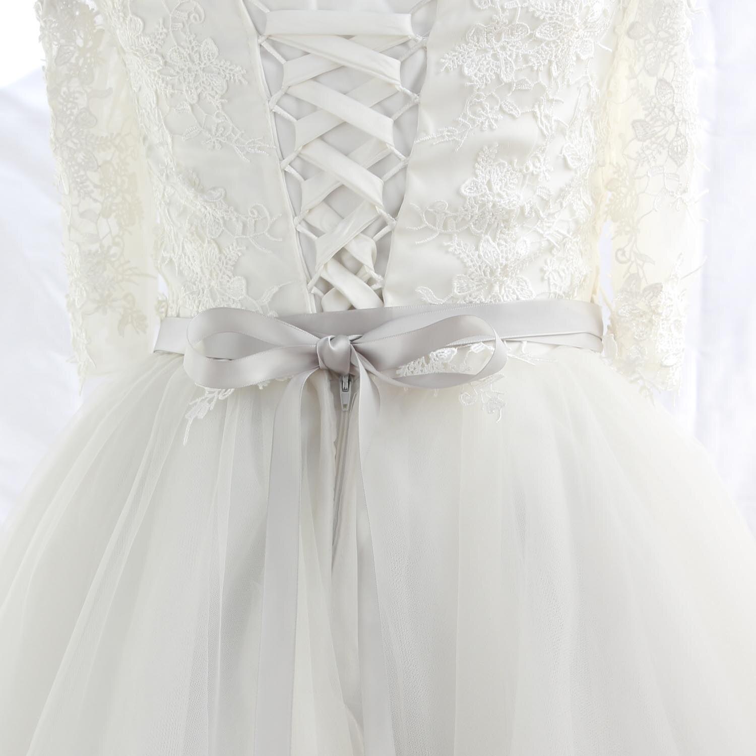 Bruids Trouwjurk Riem Kristal Strass Riem Jurk Diner Gordel: light gray