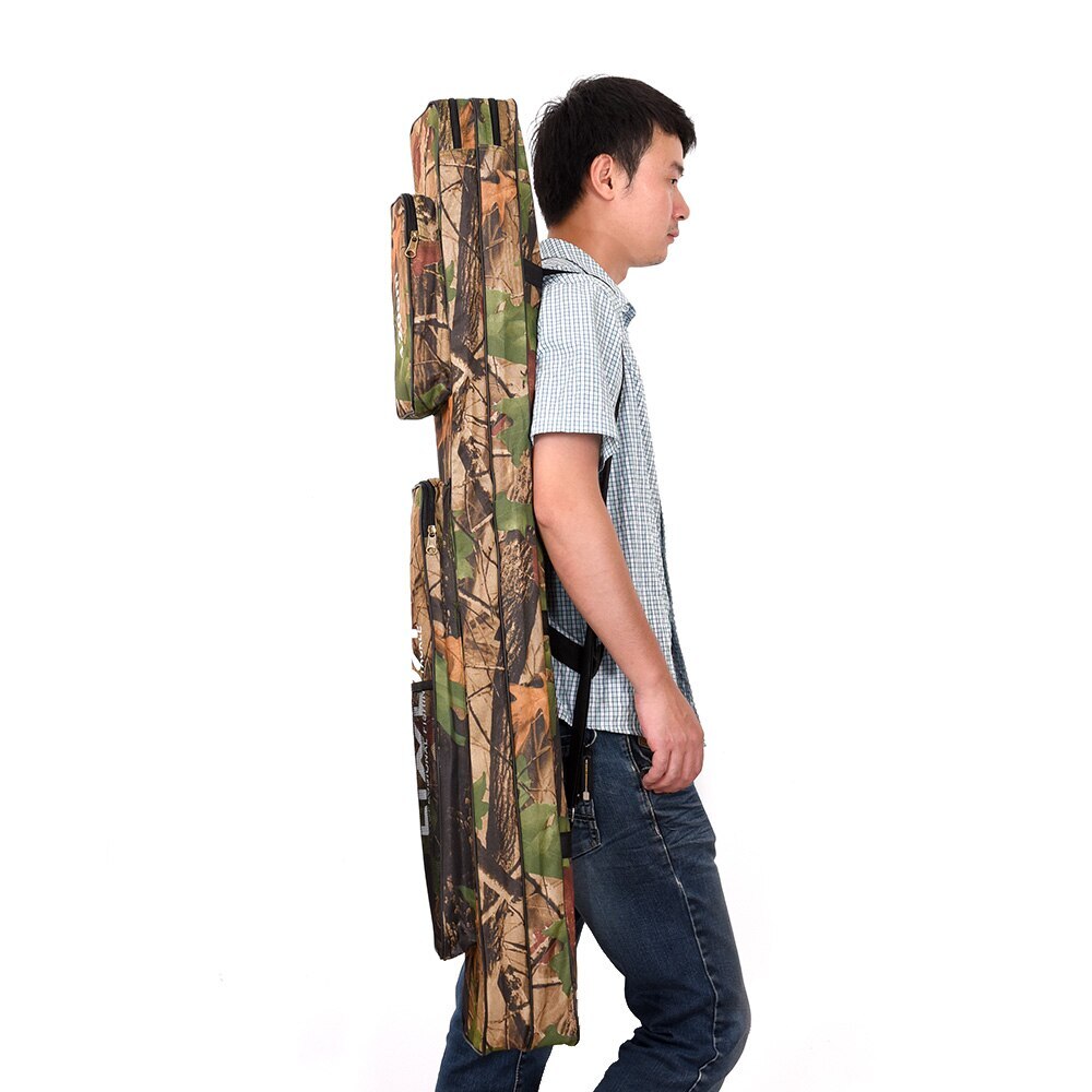 Lixada Double Layer Rod Bags Large Capacity Fishing Rod Tackle Bag 120/150cm Fishing Bag