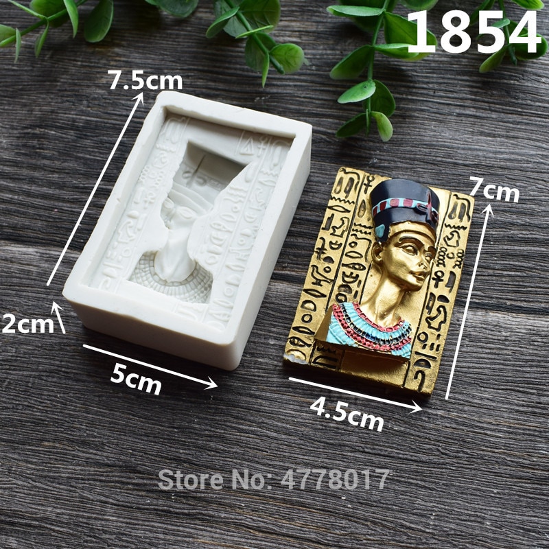 Mummy crystal coffin Epoxy mold Molds for plaster Ancient Egyptian Pharaoh mold Goddess Soap Clay Gypsum diy silicone mold: C-mold