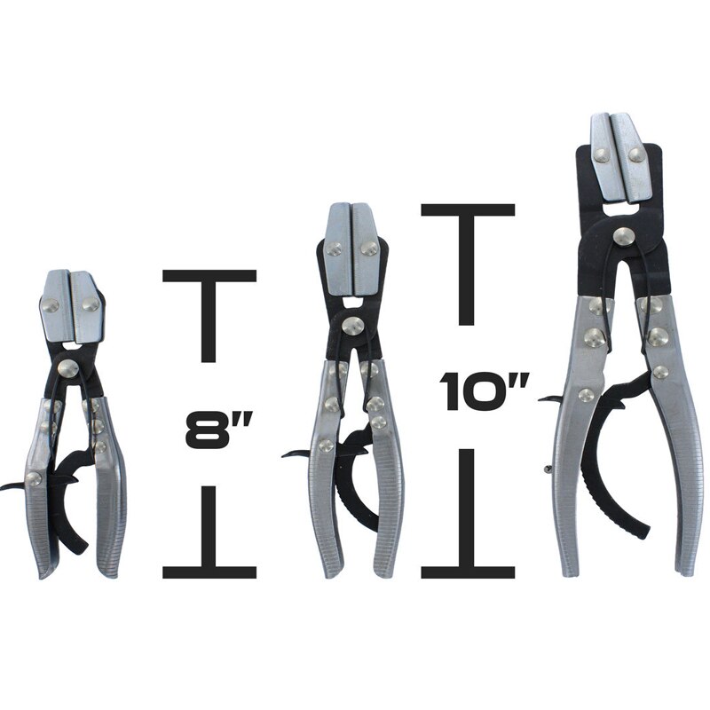 3-Piece Hose Pinch Off Pliers Kit – Sizes 8, 10, 12 – Handy Tool Set