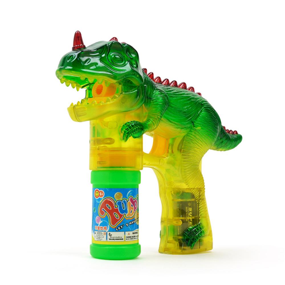 freundlicher Dinosaurier Blasen Gebläse Blase Schütze Spielzeug mit LED Blinkende Lichter und Klänge für Jungen und Mädchen: Niu lange