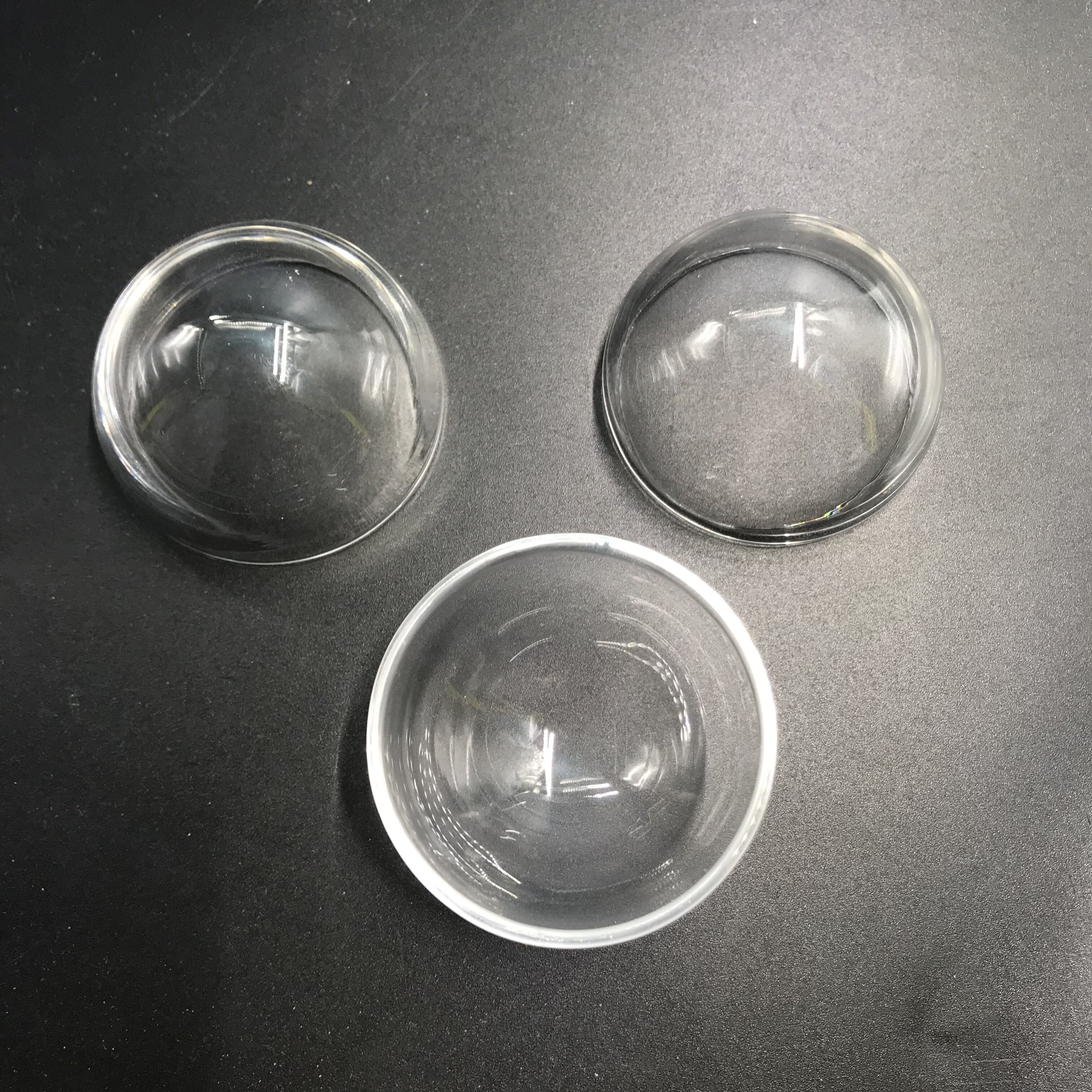 1/2/3pcs 40mm Hemisphere glass cover dome diy clear half round glass globe bubble DIY glass vial pendant glass jars