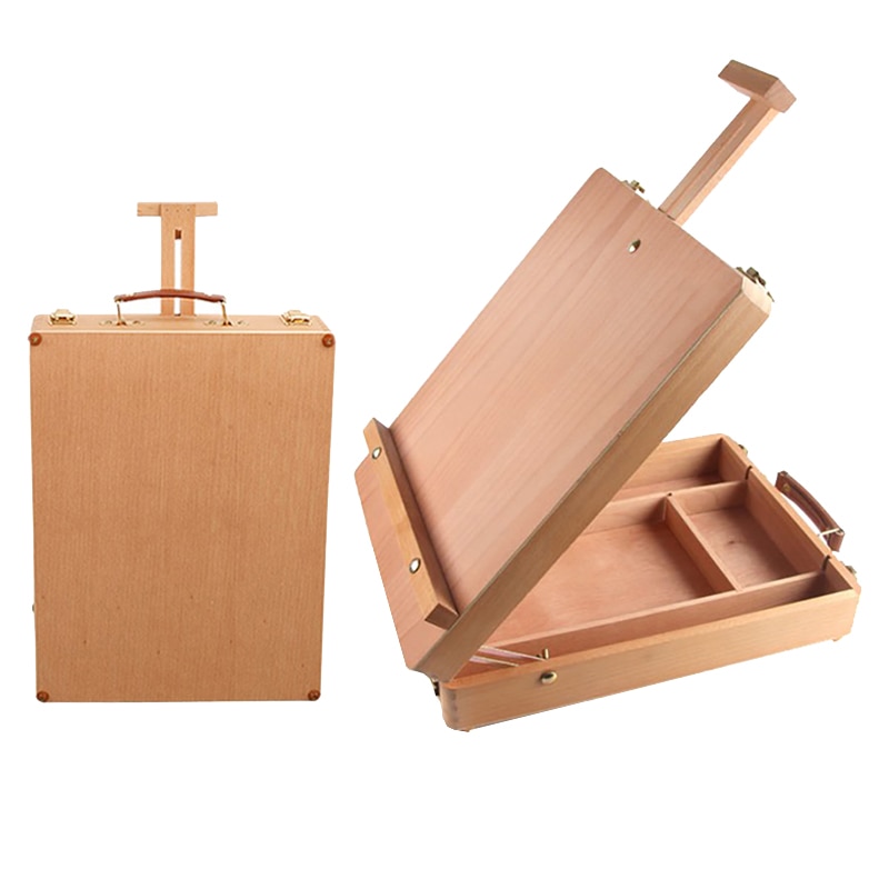 Drewniane sztalugi robić malowania szkic sztalugi stół kreślarski pudełko farby olejne akcesoria robić laptopa akcesoria robić malowania dla artysty dzieci