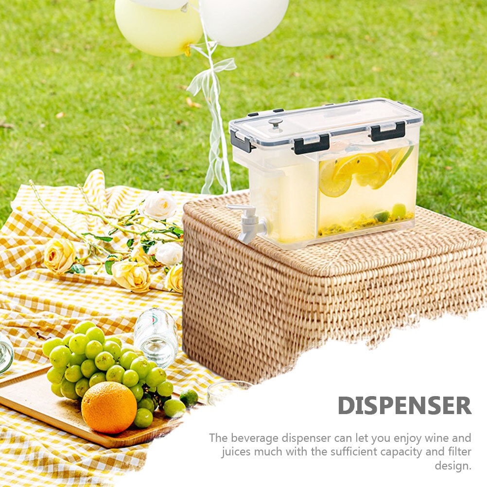 Drinks Dispenser Barrels Juices Container Brewing Drinks Bucket 3.5L