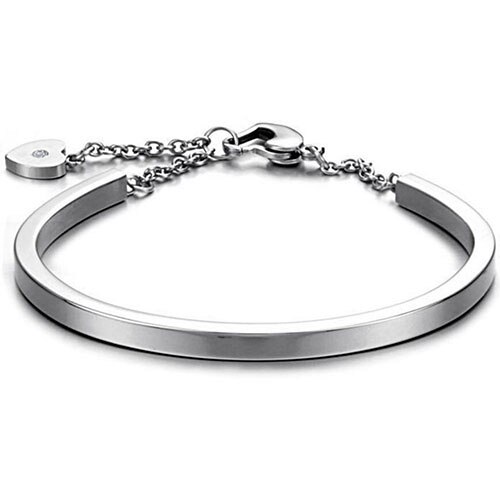 Factory Price Gold Color 316L Stainless Steel Bangels Bracelets for women: silver