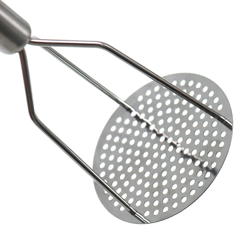 Household Stainless Steel Potato Press with Handle Stainless Steel Masher Kitchen Mash Tool