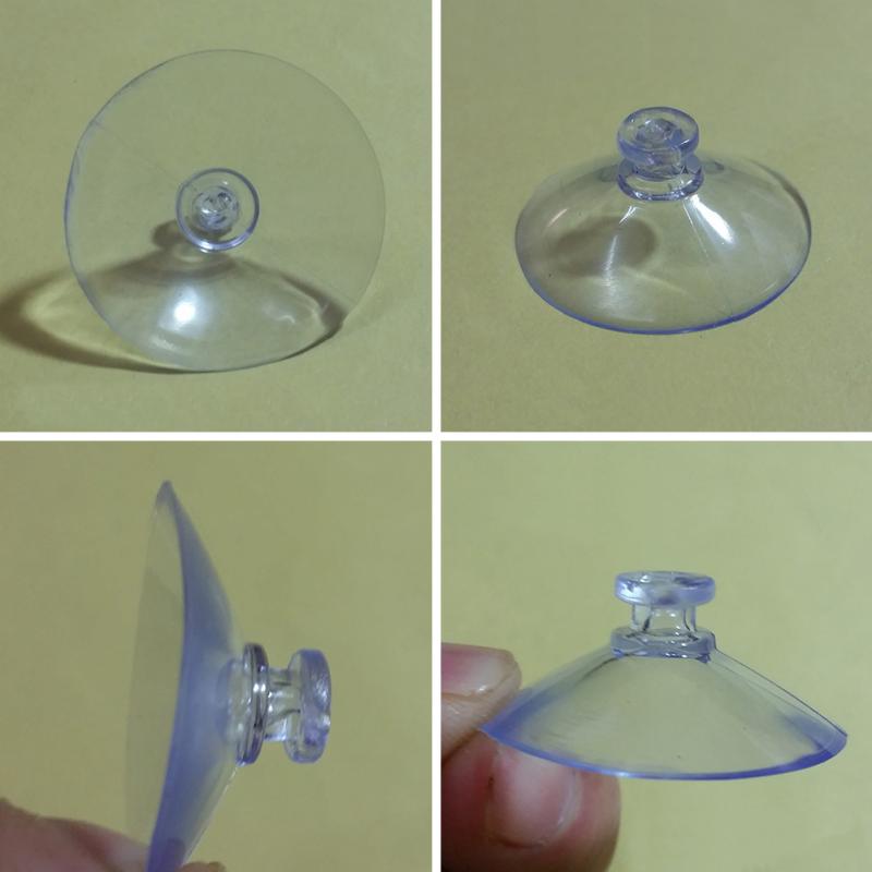 50Pcs Paddestoel Hoofd Sucker Transparante Zuignappen Elk Type Breed Scala Venster Sukkels Keuken Badkamer Accessoires