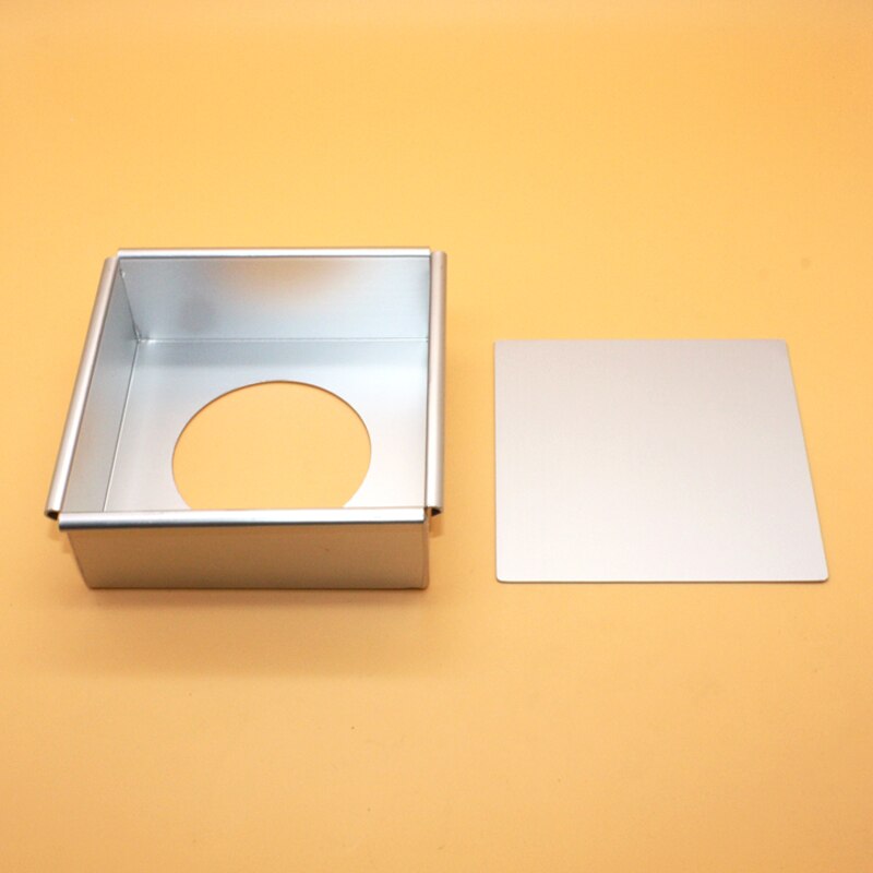 Baking Mold 4 Inch 9 Inch Square Bottom Cake Mold Aluminum Alloy Baking Cake Mold