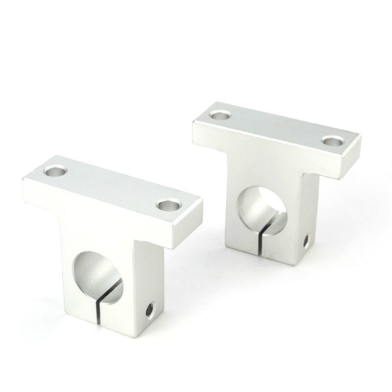 2pc SK8 SK10 SK12 SK16 SK20 SK25 SK30 SK35 SK40 Linear Rail Bearing Shaft Support Vertical Bracket Router SH8A 3D Printer Part