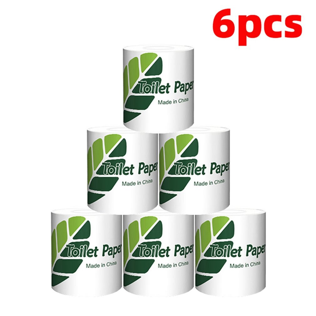 Rullepapir husholdningsrulle toiletpapir naturlig papirmasse rullepapir bærbart toiletpapir praktisk: Default Title
