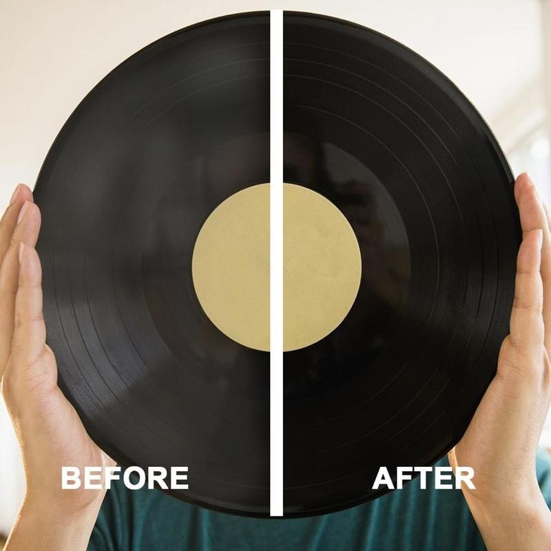 Vinyl Record Cleaner Deep Cleaning Of Grooves Slits Absorption Strong Cleaner Dust Of And For Record Players P5H2