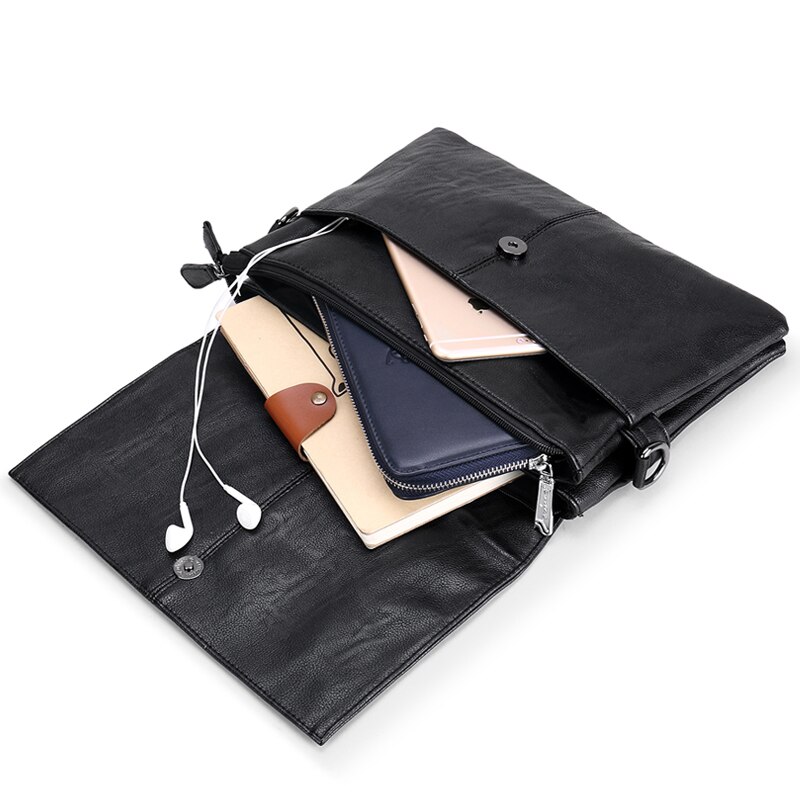 FEIDIKABOLO Handtaschen männer Umhängetasche Männlichen PU Leder Messenger Taschen Männer Reisen Schultaschen Freizeit-schulter-beutel