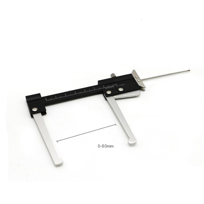 Brake Disc Thickness Measurement Caliper Wheel Measurement Tool Brake Disc Brake Pad Wear Thickness Test Tool 0-60mm