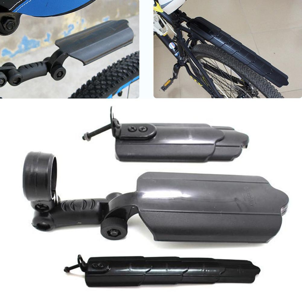 1 Pair Bicycle Mudguard MTB Mountain Bike Bicycle Mud Guards Front Rear Black Cycling Set Mudguards Fender R5I2