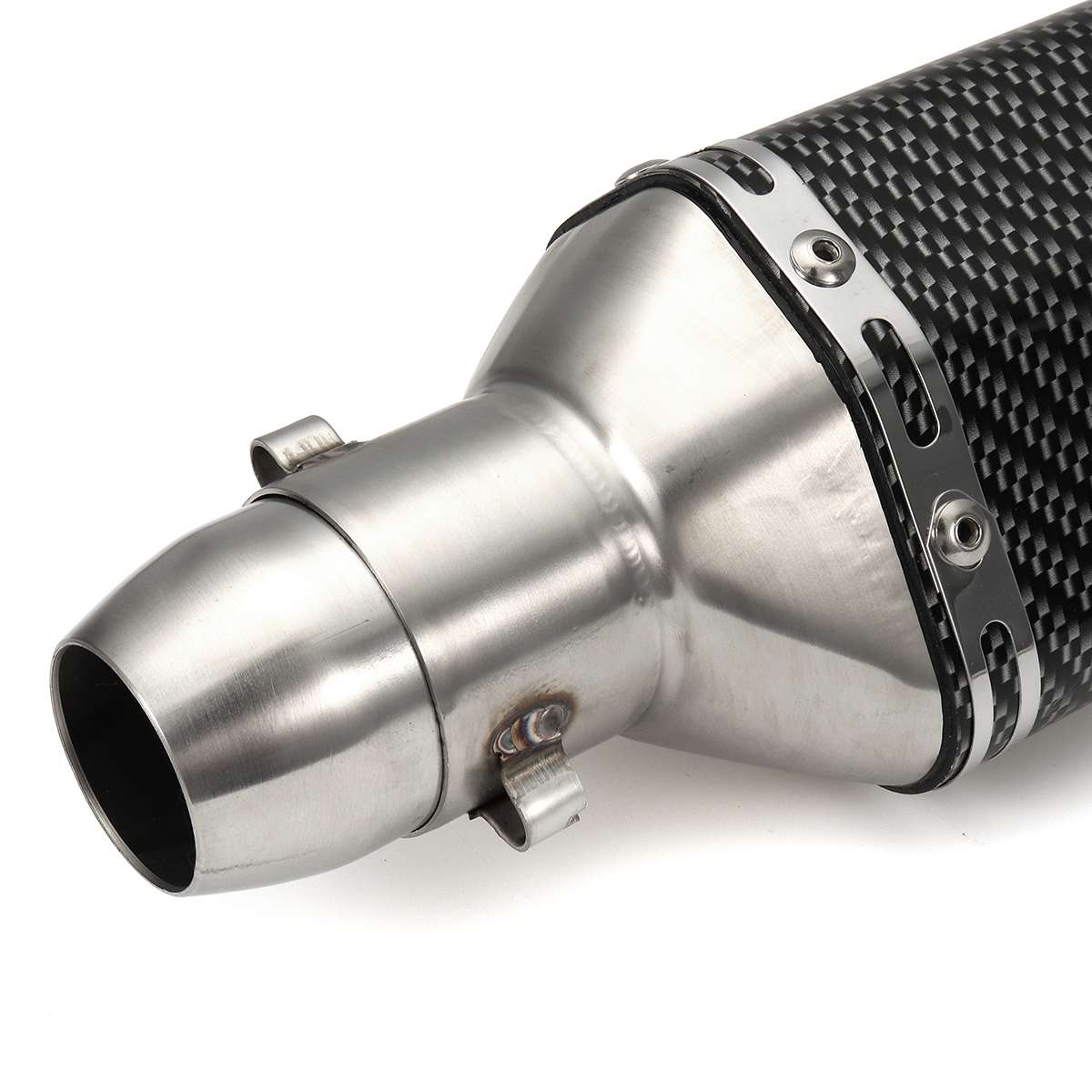 38-51mm motorfiets uitlaatdemper pijp uitlaat tip modificatie motocross staartbuis demper voor scooter atv dirt pit straatmotor