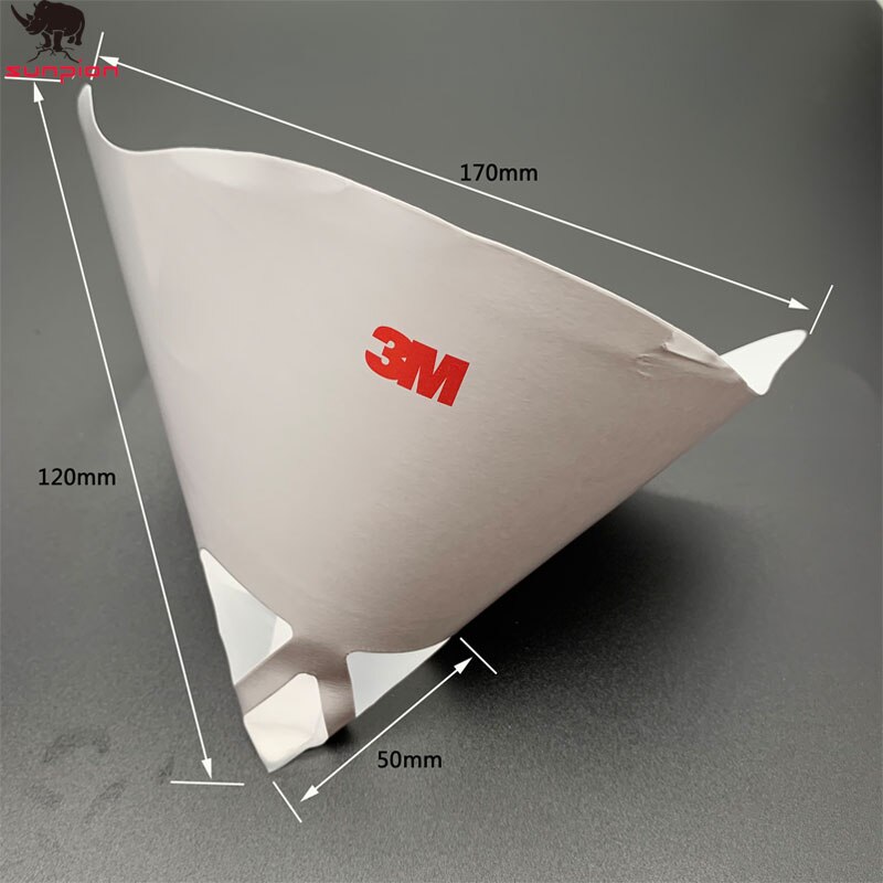 20pieces 3D printer Filter Photocuring Consumables Resin White Paper 3D Printer Thicker Funnel
