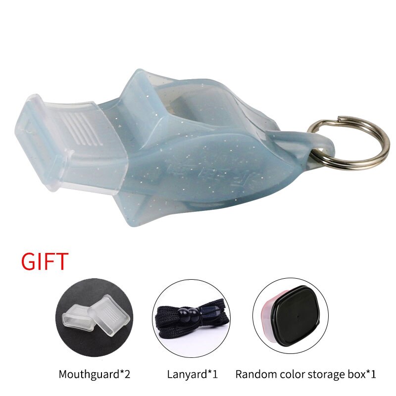 Non-nuclear Dolphin Whistle ABS Plastic Referee Whistles For Outdoor Sport Basketball Soccer High Pitch Easy Blow Match Whistles: Gray
