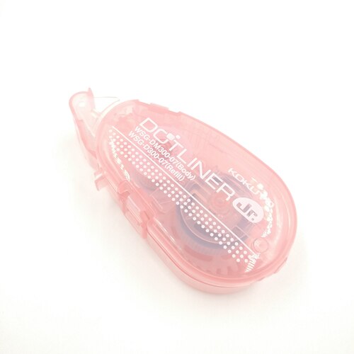 Rodillo adhesivo de puntos de doble cara, aplicador adhesivo permanente, dispensador de cinta de pegamento, rellenable, 6mm X 8m: Rosa