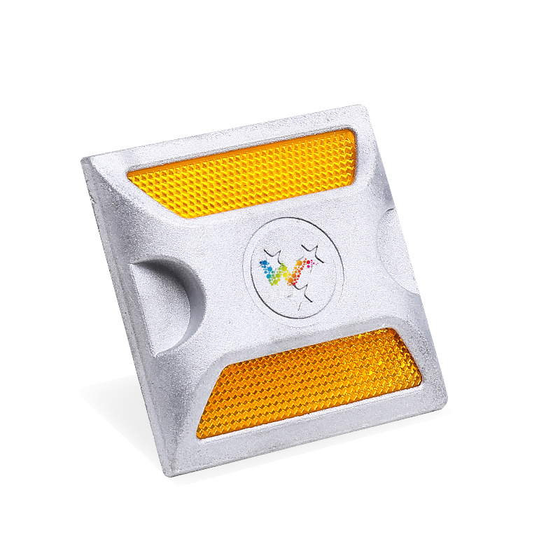 Commercial Grade Reflective yellow reflective road marker aluminum traffic safety road stud