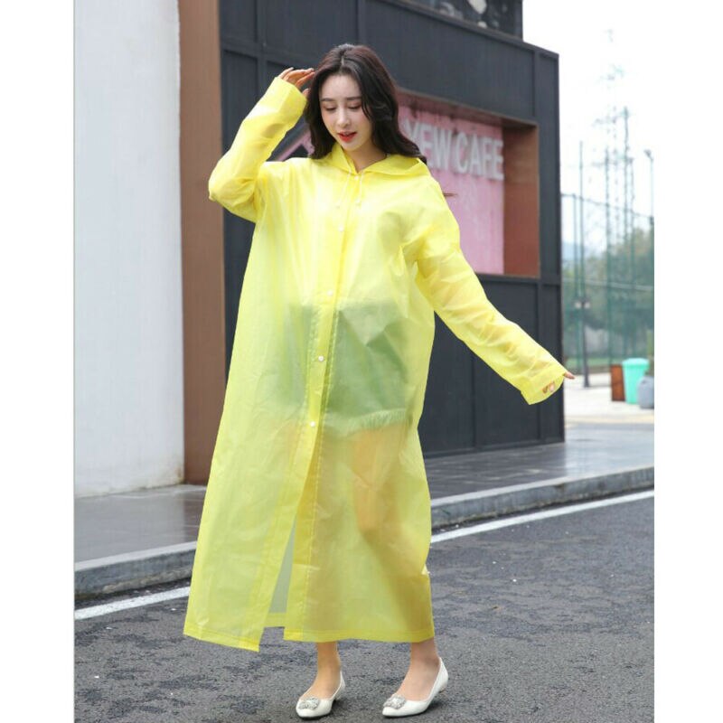 Adult/Kid Wegwerp Waterdichte Jas Clear Pvc Regenjas Regenjas Hooded Poncho Regenkleding