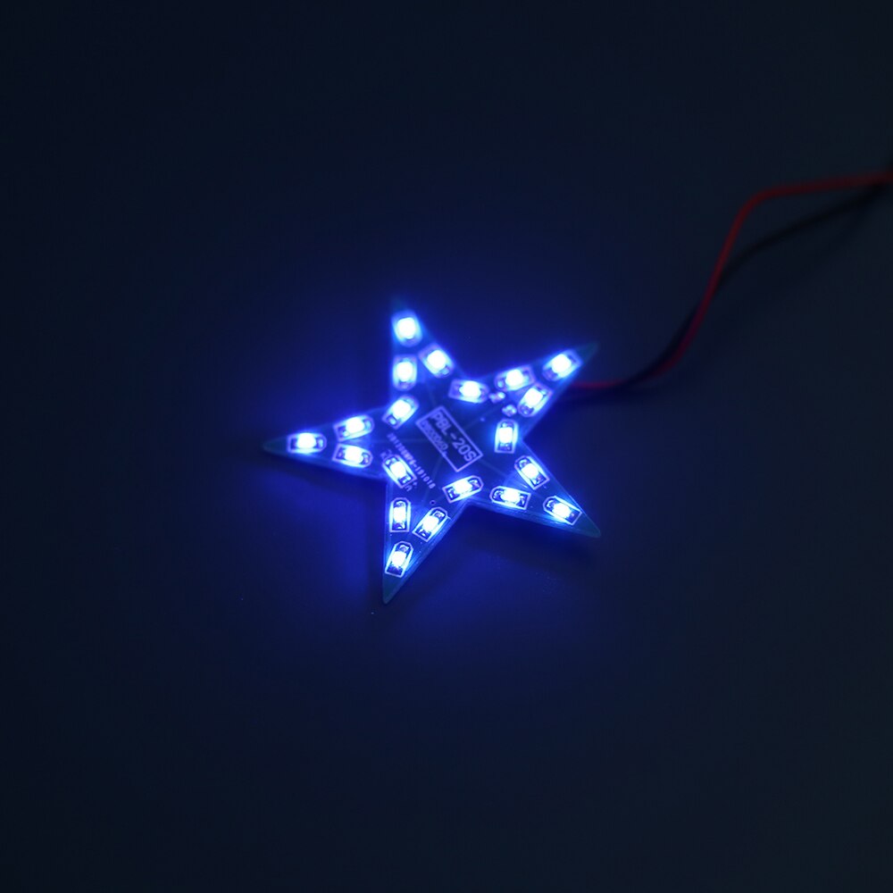 Diy Kit Vijfpuntige Ster Ademhaling Licht Gradiënt Rode Led Knippert Display Module Led Licht Voor Kerst Solderen Training: Blauw