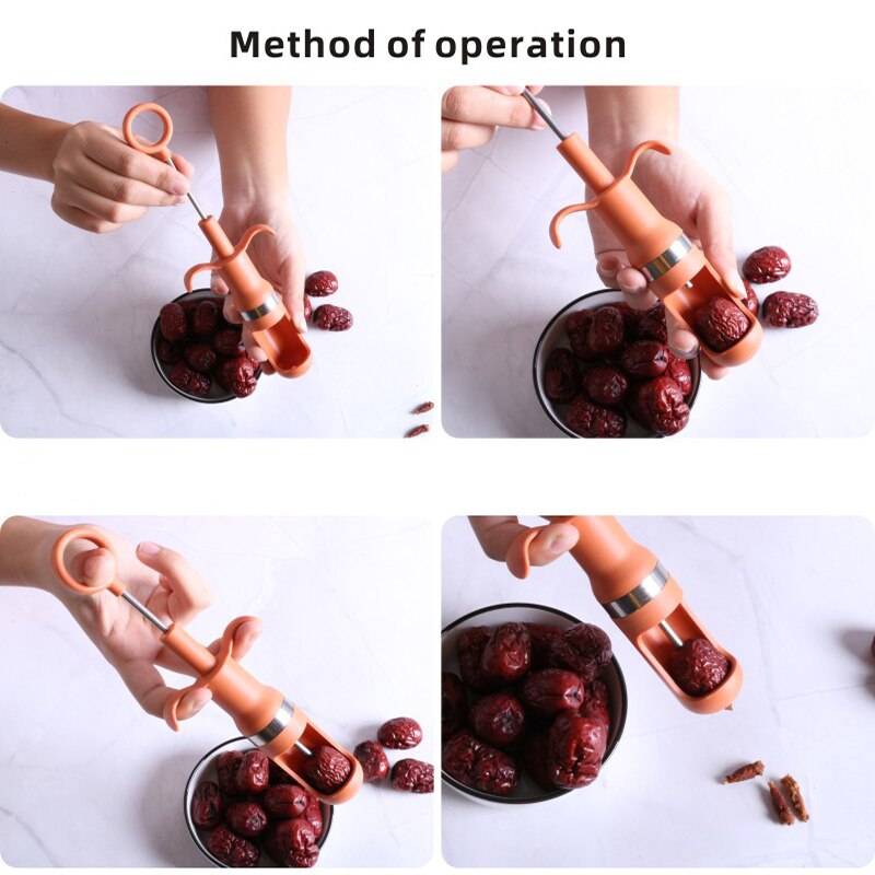 Extracteur de graines de cerise Jujube, Date rouge, Olive, Machine, Gadgets de cuisine, fournitures, outils de fruits créatifs, accessoires de cuisine