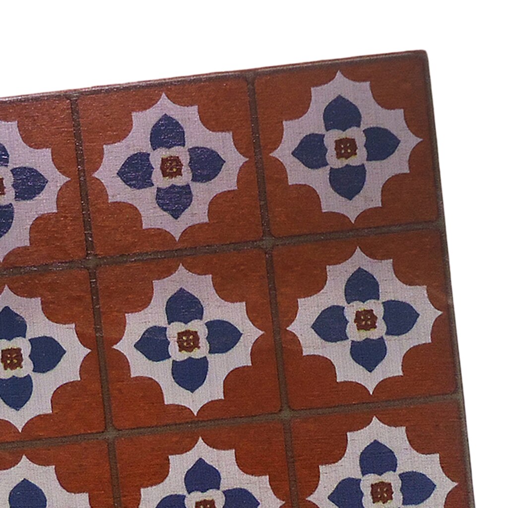 1/12 Casa di bambole vino Rosso Pavimento di Piastrelle per Dolhouse Soggiorno telecamera Da Letto Pavimenti Pavimenti