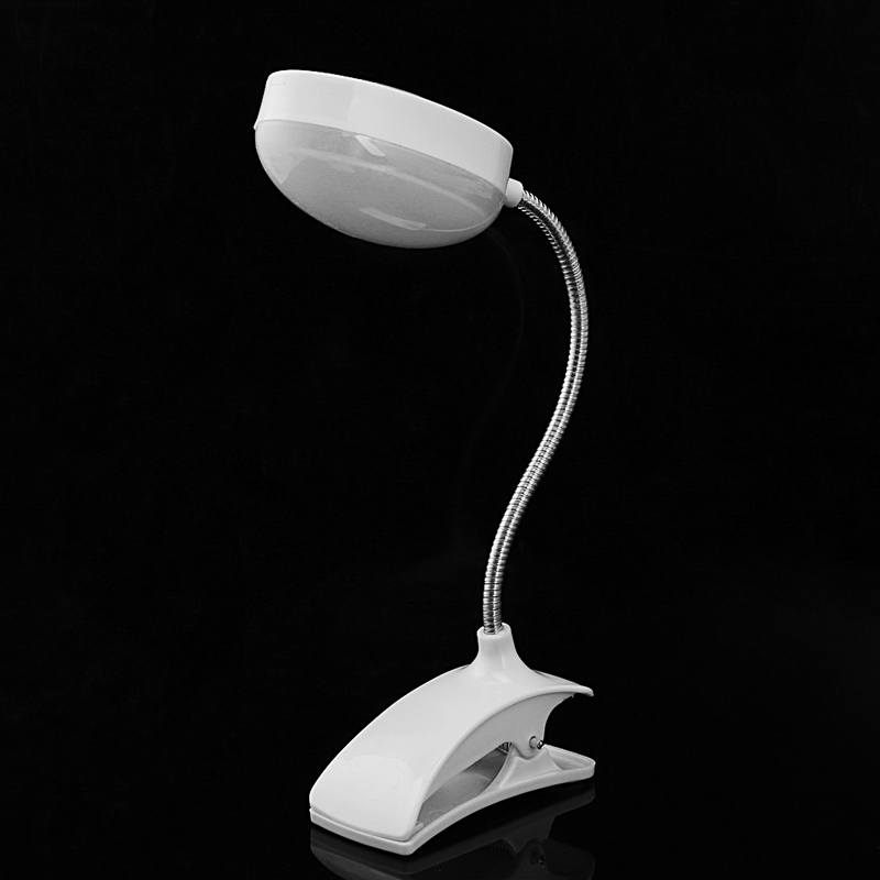 HNGCHOIGE Flexibele Clip-on Tafellamp LED Klem Lezen Studie Bed Laptop Bureau Heldere Licht