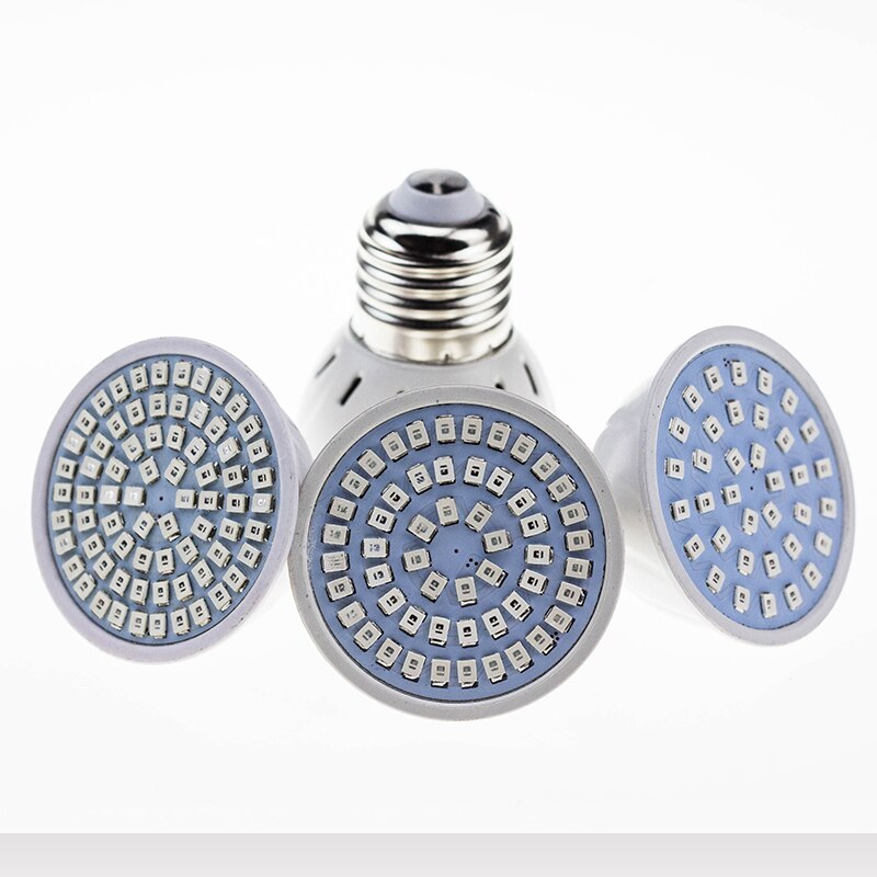 Fullspektret ledet plante vokser lyspære  e27 MR16 gu10 220v fitolampy phyto lampe til innendørs hageplanter blomst hydroponics vokser