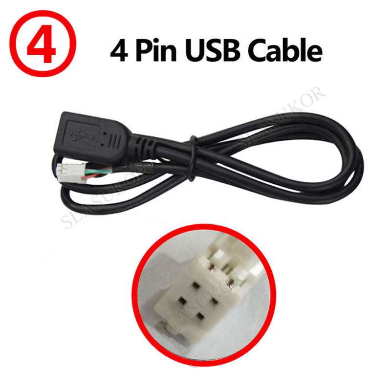 Auto Unit Stereo Draad Kabelboom Compatibel Autoradio Android Interface Mic Rca Usb Audio En Video Kabel Microfoon Adapter