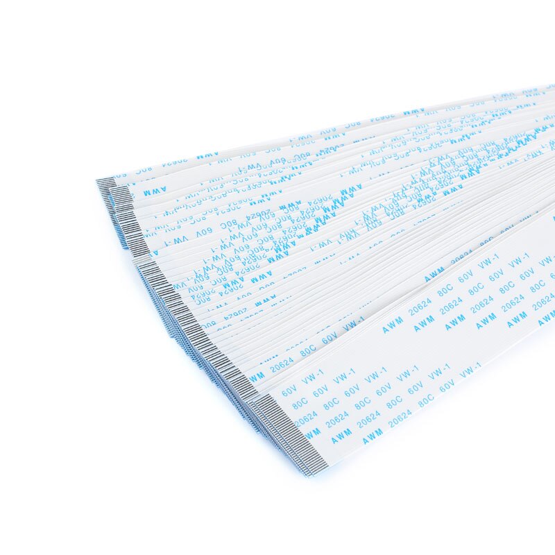 10 st/lot platt flexibel kabel 40p ffc fpc lcd kabel awm 20624 80c 60v vw -1 ffc -0.5mm 40 stift