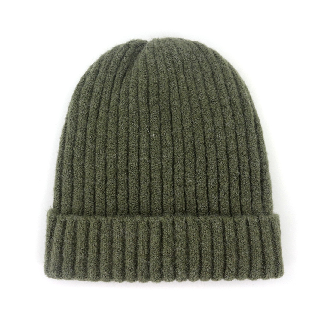 Vinter hatte til mænd damer beanies strik far hat militær grøn grå blå gul lyserød