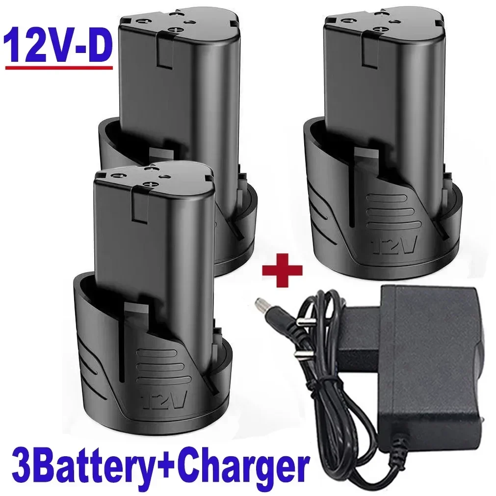 . universal 12v 6800mah wiederauf ladbare Li-Ionen-Lithium-Batterie für Elektro werkzeuge Elektro bohrmaschine Elektro schrauber Batterie: Rot