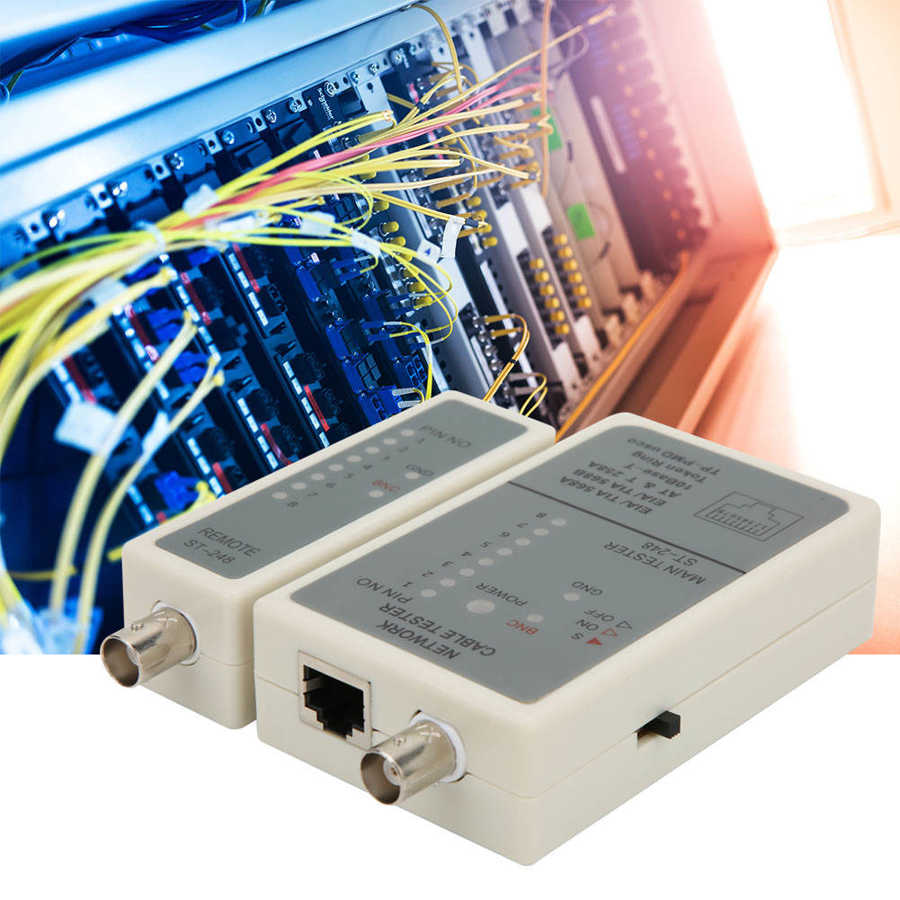 Circuit Breaker Finders Network Coaxial Cable Tester RJ45/RJ12/RJ11 LAN Cable Tester Coaxial Cable Tester