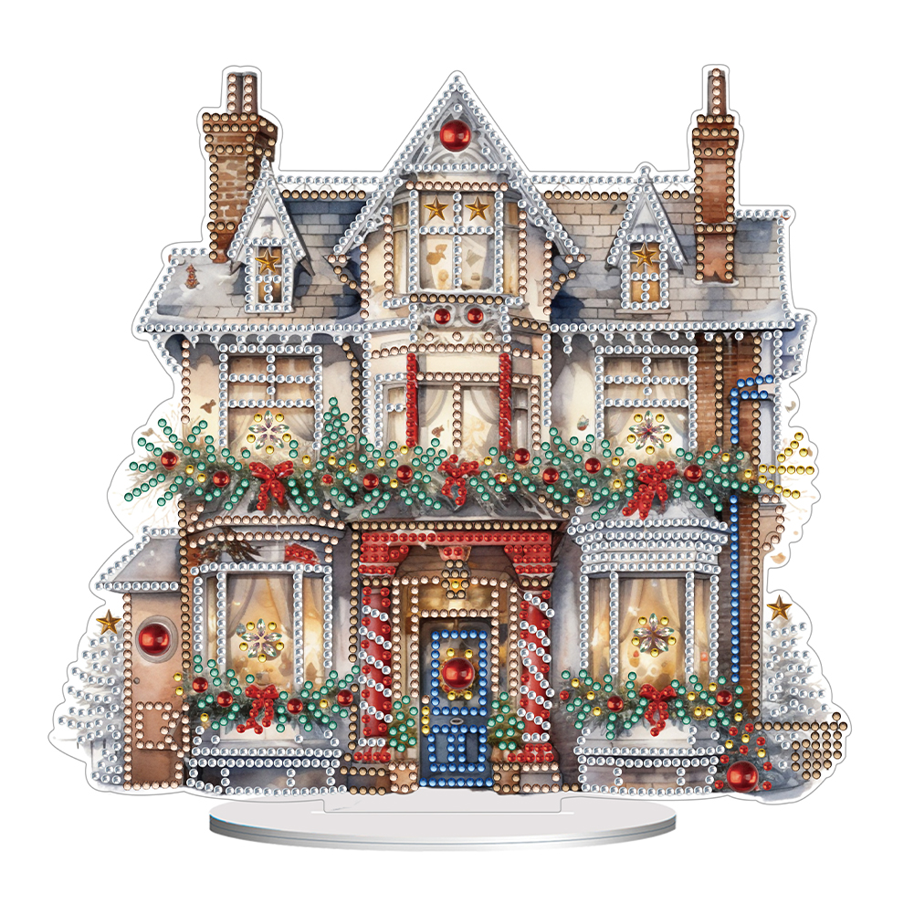 Special Shape Desktop Diamond Painting Ornament Christmas Table Top Diamond Painting Decor for Home Office Decor