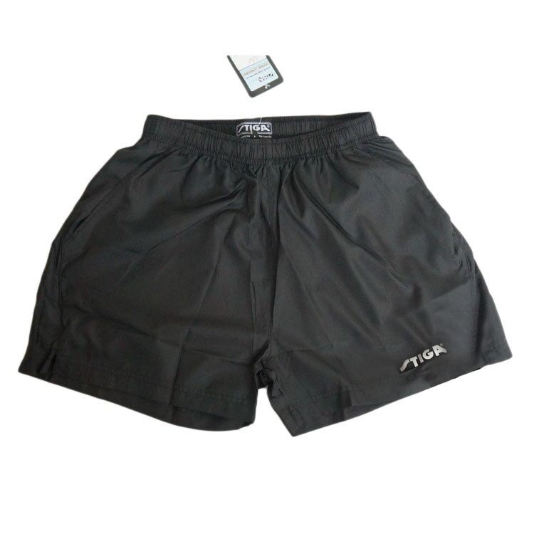 Original tischtennis kurze Hose für stiga tischtennis rackests professionelle badehose schläger Sport G100101 Tischtennis spiel: Schwarz / M