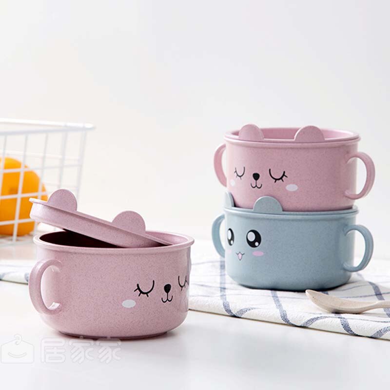 Baby skåle tallerken service børn mad container dækkeserviet fade spædbørn foder skål barn børn foder tallerken