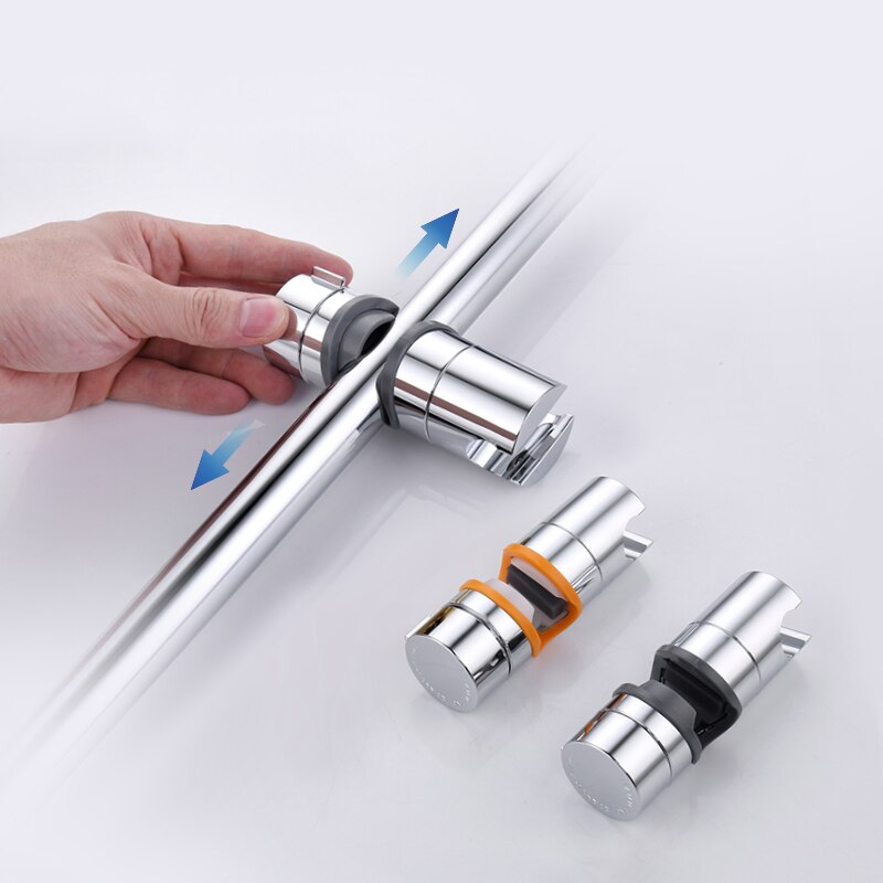 Shower Accessories Replacement Hand Held Shower Bracket for Slider Height &Angle Adjustable Sprayer Holder on Slide Bar