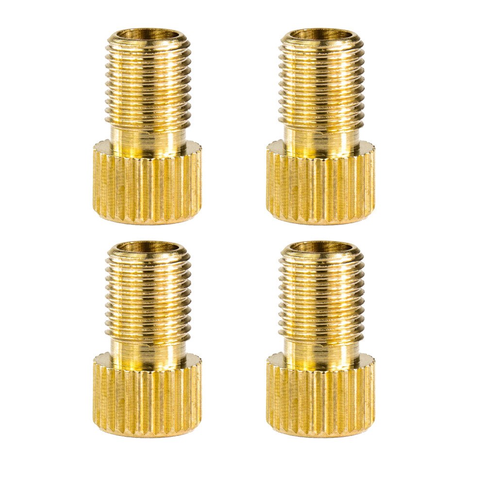 1/5Stck Adapter für Ventil Mountainbike Motorrad Radfahren Aufgeblasen Verleiht Zu Schrader Kleine Goldene Große Rad Fahrrad zubehör