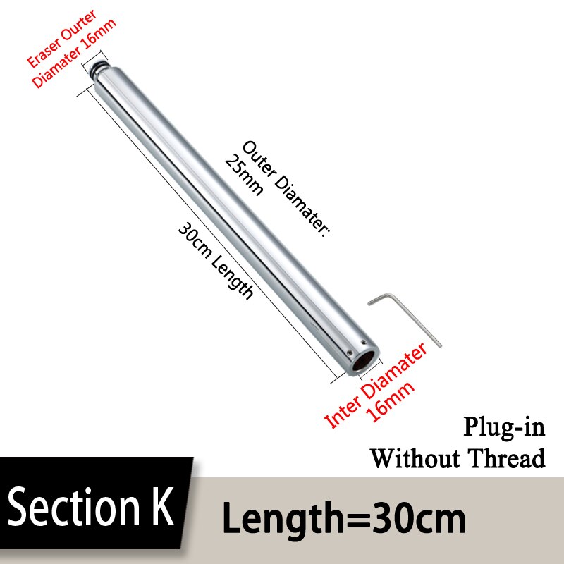 24mm/22mm/20mm 30/40cm Kupfer Überzug/Schwarz Dusche Verlängerung Stange ohne gewinde erhöaufgehängt dusche rohr verlängern Verlängerung rohr