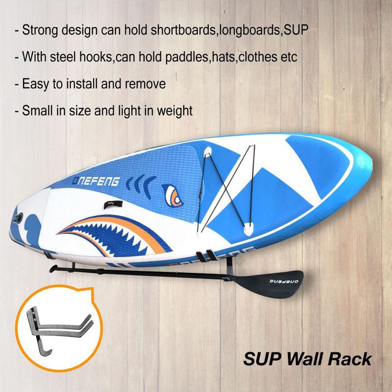 Hoverboard Rack 1 pair Wall Mounted Surfboard Rack Snowboard Rack ... – Grandado